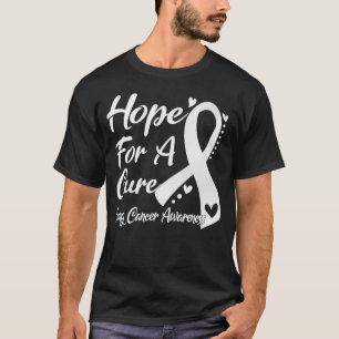 Camiseta Esperança Por Uma Consciência Do Cancer Pulmonar C