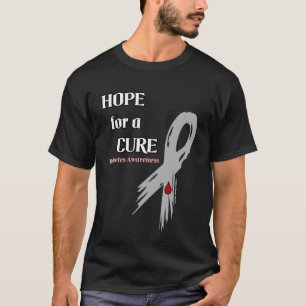 Camiseta Esperança por uma Cura/Fita Rasgada...Dia