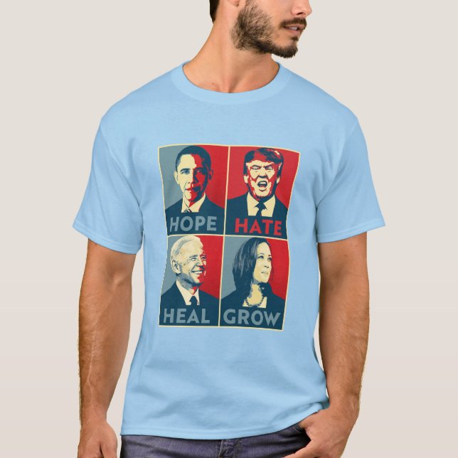 Camiseta Esperança que o calor do ódio cresça (Frente)
