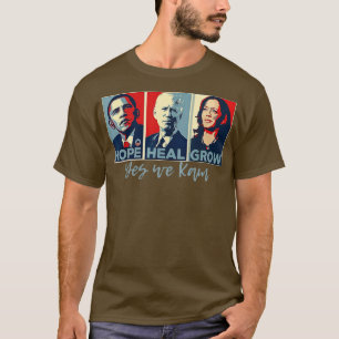 Camiseta Esperança Que O Ódio Cresça Sim Nós Kam Kamala Par