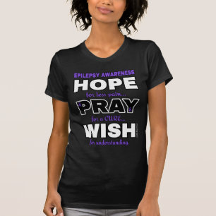 Camiseta Esperança Reze Desejo... Epilepsia