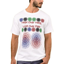 Esperança sobre ódio, amor sobre medo