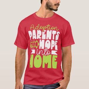 Camiseta Esperança torna-se pai de adoção em casa