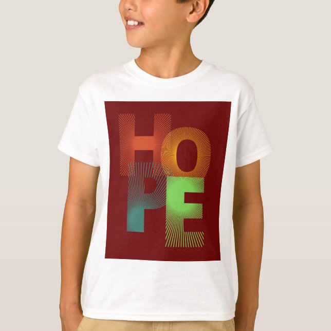 Camiseta "Esperança: Vista sua força" (Frente)
