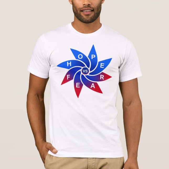 Camiseta ESPERANÇA vs MEDO - Eleições 2024 (Frente)