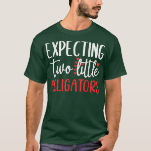 Camiseta Esperando Dois Pequenos Alligadores Engraçada Grav