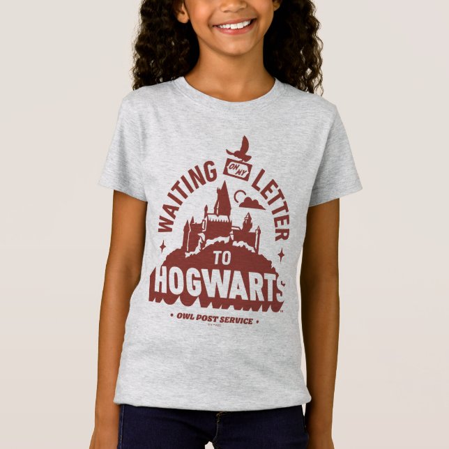 Camiseta Esperando minha Carta para HOGWARTS™ (Frente)