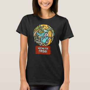 Camiseta Esperando Na Sexta-Feira Robinson Parody Crueso We