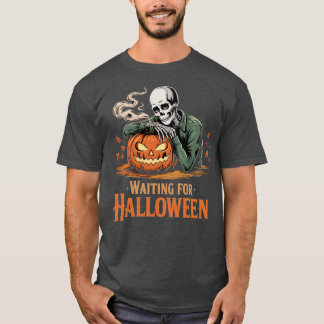 Camiseta Esperando o Halloween