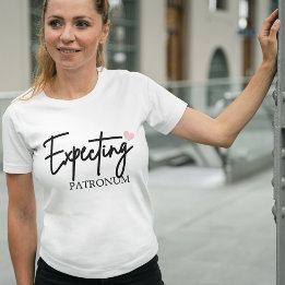 Camiseta Esperando Patronum Mãe Presente E Mulheres Gravide
