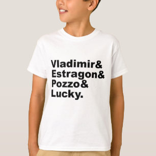 Camiseta Esperando por Godot - Vladimir Estragon Pozzo Luck