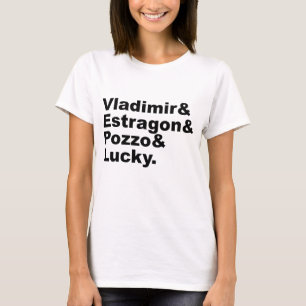 Camiseta Esperando por Godot - Vladimir Estragon Pozzo Luck