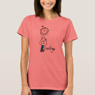 Camiseta Esperando t-shirt e presentes do bebê