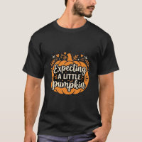 Esperando um Pequeno Desenho de Halloween de Abóbo