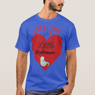 Camiseta Esperando Um Pequeno Dinossauro T Rex Mãe Pr