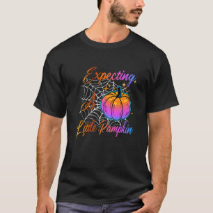 Camiseta Esperando Um Pouco De Pumpkin Na Gravidez Do Dia D