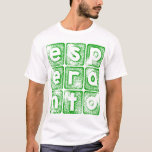 Camiseta Esperanta t-ĉemizo -- Esperanto t-shirt<br><div class="desc">Esperanta t-ĉemizo. Mi uzis la tipospecon "KG Thank You Stamp Font" (https://www.1001fonts.com/kg-thank-you-stamp-font.html). Ĉiuj profitoj estos donita por la servilokostoj de Nubo.* * Nubo (http://nubo.re) estas nekomerca, hobia interkona retejo por esperantistoj. --- Esperanto t-shirt. I used the font "KG Thank You Stamp Font" (https://www.1001fonts.com/kg-thank-you-stamp-font.html). All profits will go to the server...</div>