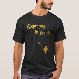 Camiseta Esperante Patronum Grávida Engraçada Magia Geschen