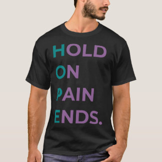 Camiseta Esperar Dor Termina Esperança Sobrevivência da Con