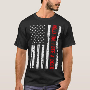 Camiseta Espere, eu vejo uma cerveja