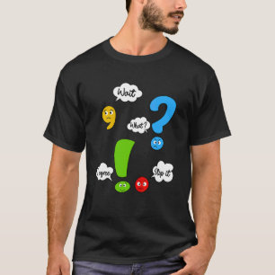 Camiseta Espere O Quê Pare Com Isso Eu Concordo Pontuação