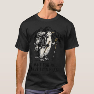Camiseta Espere Por Mim Tenho Pernas Pequenas Pinguim Camin