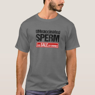 Camiseta Esperma Não Vacinado Para Venda Por Proprietário