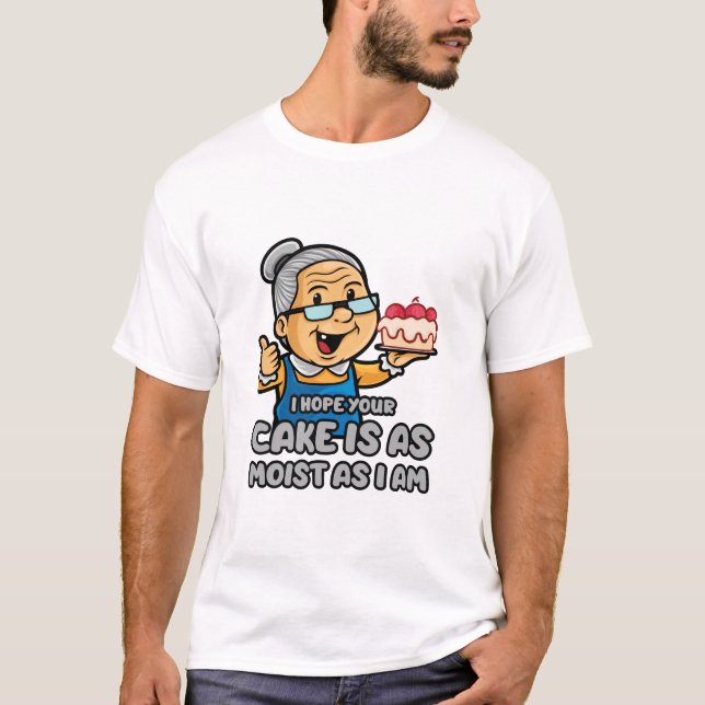 Camiseta Espero Que Seu Bolo Seja Tão Múmido Quanto Eu (Frente)