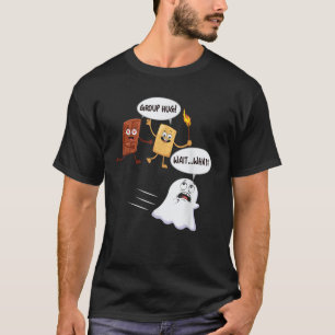 Camiseta Espertinho de Halloween Acampamento Smores S mores