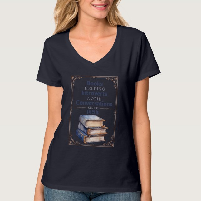 Camiseta Esperto em Livros (Frente)