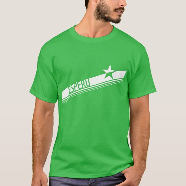 Camiseta Esperu! (Texto branco) (Frente)