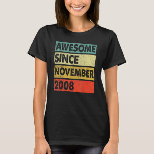 Camiseta Espetacular 14 Anos Desde Novembro De 2008 14 Bir