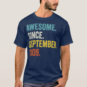 Camiseta Espetacular De 13 Anos Desde Setembro De 2009 13 B