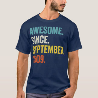 Camiseta Espetacular De 13 Anos Desde Setembro De 2009 13 B
