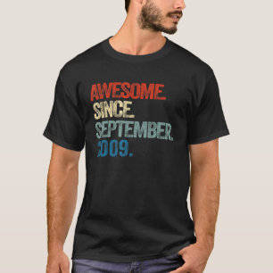 Camiseta Espetacular De 13 Anos Desde setembro De 2009 13 B