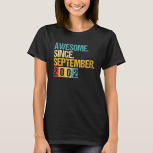 Camiseta Espetacular De 20 Anos Desde Setembro De 2002 20 3