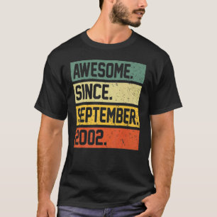 Camiseta Espetacular de 20 anos desde setembro de 2002 20 b