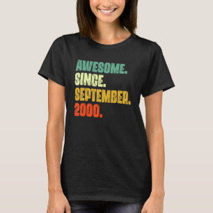 Camiseta Espetacular De 22 Anos Desde Setembro De 2000 22º
