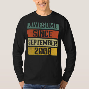 Camiseta Espetacular De 22 Anos Desde Setembro De 2000 22º