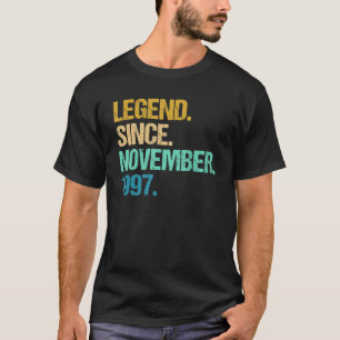 Camiseta Espetacular De 25 Anos Desde Novembro De 1997 25 B