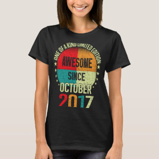 Camiseta Espetacular De 5 Anos Desde Outubro De 2017, 5 Bir
