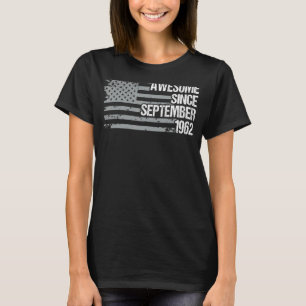 Camiseta Espetacular De 60 Anos Desde Setembro De 1962 60º