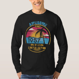 Camiseta Espetacular de 65 anos desde 1957 65º aniversário