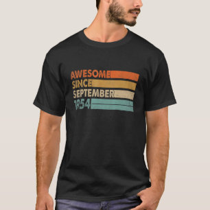 Camiseta Espetacular De 68 Anos Desde Setembro De 1954 68º