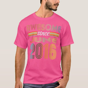 Camiseta Espetacular de 6 anos desde o aniversário de 6 de