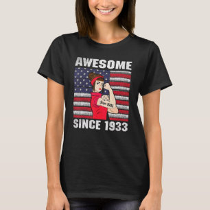 Camiseta Espetacular desde 1933 89º aniversário Mulheres