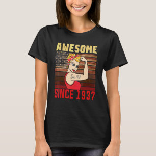Camiseta Espetacular desde 1937, 85 anos, 85 anos,