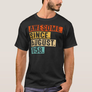 Camiseta Espetacular desde agosto de 1958 65º aniversário