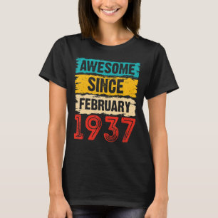 Camiseta Espetacular desde fevereiro de 1937 86º Nascimento