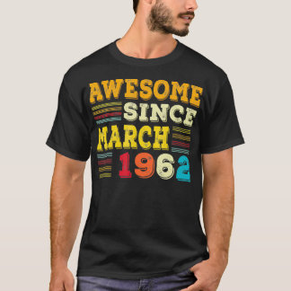Camiseta Espetacular desde março de 1962 presente 60º B